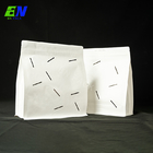 PLA Biodegradowalne torby na kawę Kompostowalny biały papier pakowy